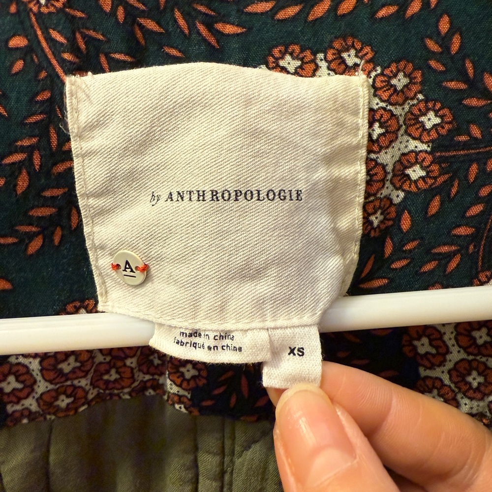 Anthropologie military quilted jacket XS - Picture 5 of 5